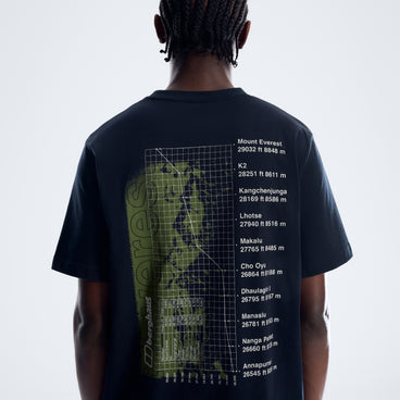 Men's Mount 10 Essential Tee - Jet Black