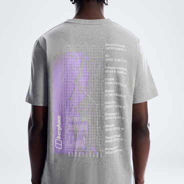 Men's Mount 10 Essential Tee - Grey Marl