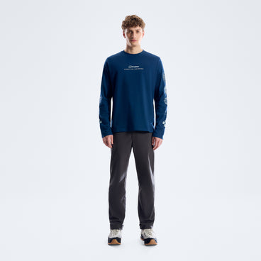 Men's Berghaus Exped Essential Long Sleeve Tee - Hale Navy