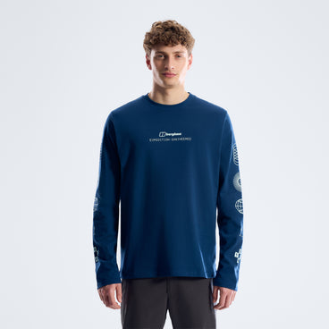 Men's Berghaus Exped Essential Long Sleeve Tee - Hale Navy