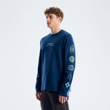 Men's Berghaus Exped Essential Long Sleeve Tee - Hale Navy