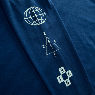 Men's Berghaus Exped Essential Long Sleeve Tee - Hale Navy
