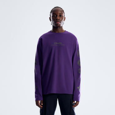 Men's Berghaus Exped Essential Long Sleeve Tee - Iris
