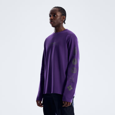 Men's Berghaus Exped Essential Long Sleeve Tee - Iris