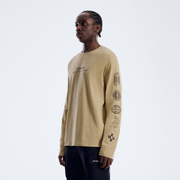 Men's Berghaus Exped Essential Long Sleeve Tee - Tuscan
