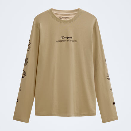 Men's Berghaus Exped Essential Long Sleeve Tee - Tuscan