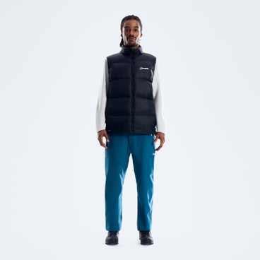 Men's Zypher Down Vest - Black/Black