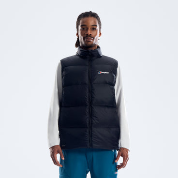 Men's Zypher Down Vest - Black/Black