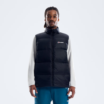 Men's Zypher Down Vest - Black/Black