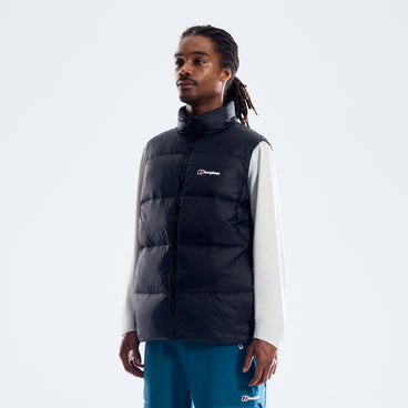 Men's Zypher Down Vest - Black/Black