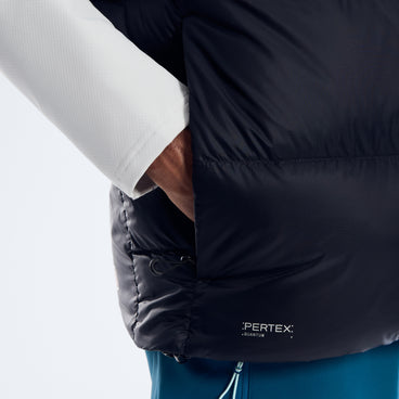 Men's Zypher Down Vest - Black/Black
