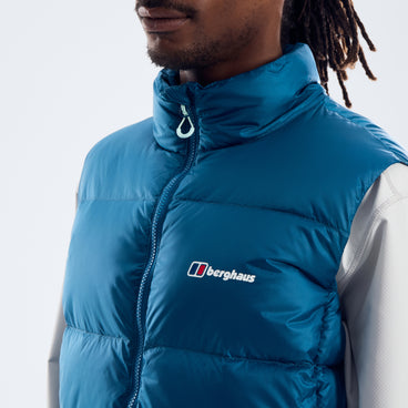 Men's Zypher Down Vest - Blue Abyss