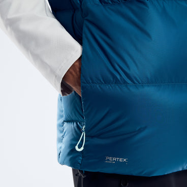 Men's Zypher Down Vest - Blue Abyss
