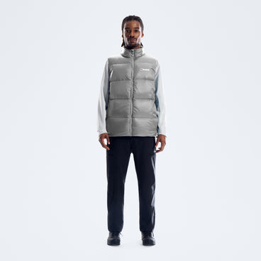 Men's Zypher Down Vest - Garbo Grey