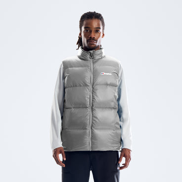 Men's Zypher Down Vest - Garbo Grey