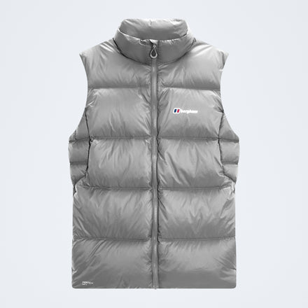 Men's Zypher Down Vest - Garbo Grey