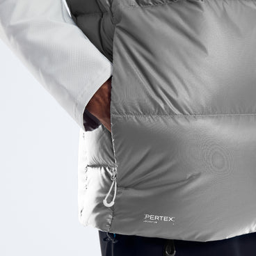 Men's Zypher Down Vest - Garbo Grey