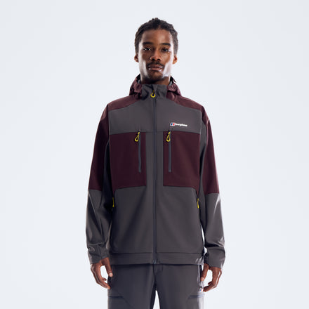 Men's Vantashell Jacket - Archive Black/Chakra