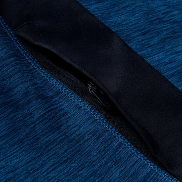 Farndale+ Long Sleeve Half Zip Tech Tee - Jet Black/Hale Navy