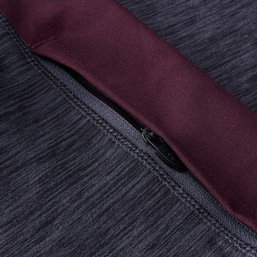 Farndale+ Long Sleeve Half Zip Tech Tee - Archive Black/Chakra