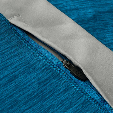 Farndale+ Long Sleeve Half Zip Tech Tee - Polar/Blue Abyss