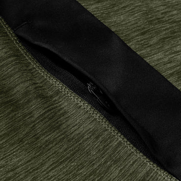 Farndale+ Long Sleeve Half Zip Tech Tee - Zephyr/Cheviot Green