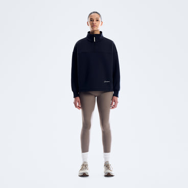 Women's Meadowfield Half Zip Fleece  - Jet Black
