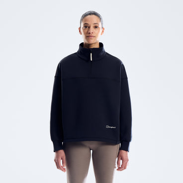 Women's Meadowfield Half Zip Fleece  - Jet Black