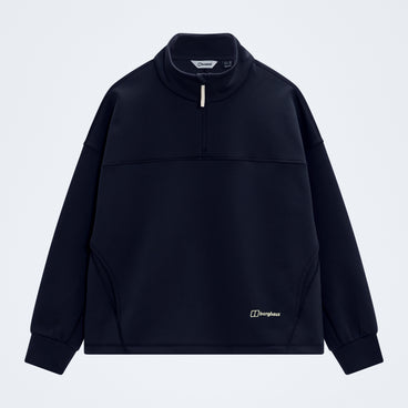 Women's Meadowfield Half Zip Fleece  - Jet Black