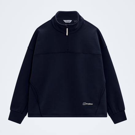 Women's Meadowfield Half Zip Fleece  - Jet Black