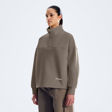 Women's Meadowfield Half Zip Fleece  - Volcanic Ash