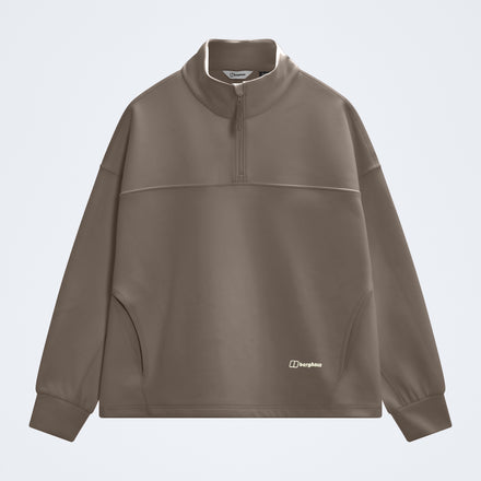 Women's Meadowfield Half Zip Fleece  - Volcanic Ash