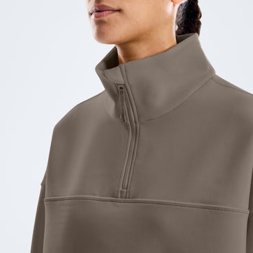 Women's Meadowfield Half Zip Fleece  - Volcanic Ash