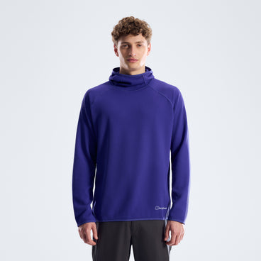 Men's Yarrow Wfle Hoody - Bottle Blue