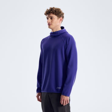 Men's Yarrow Wfle Hoody - Bottle Blue