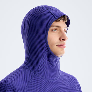 Men's Yarrow Wfle Hoody - Bottle Blue