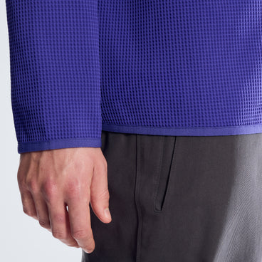 Men's Yarrow Wfle Hoody - Bottle Blue