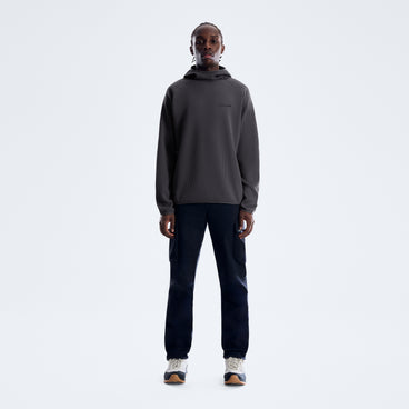 Men's Yarrow Wfle Hoody - Jet Black