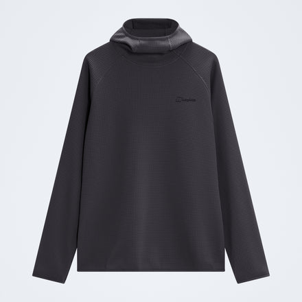Men's Yarrow Wfle Hoody - Jet Black