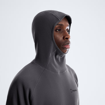 Men's Yarrow Wfle Hoody - Jet Black