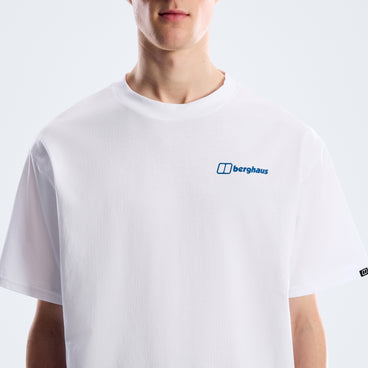 Men's Big Wall Matrix Tee - White
