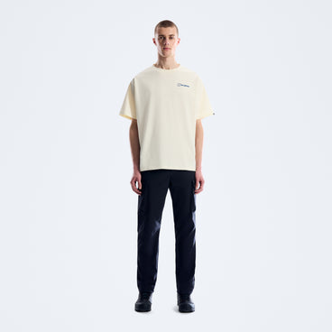 Men's Geo Mountain Tee - Light Grey