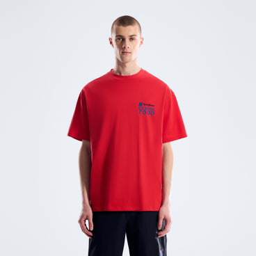 Unisex Kara-SU Badge Tee - Goji Berry