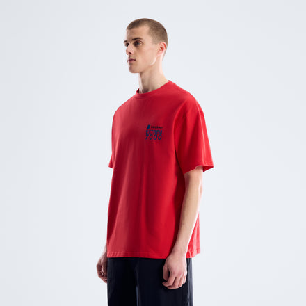 Unisex Kara-SU Badge Tee - Goji Berry