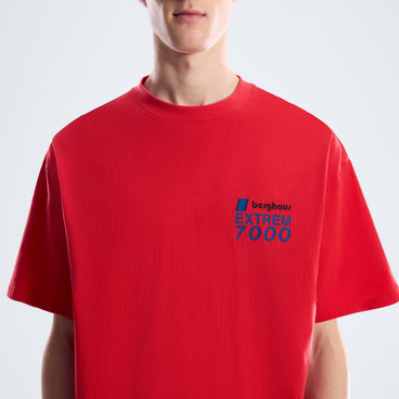 Unisex Kara-SU Badge Tee - Goji Berry