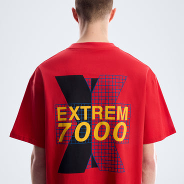 Unisex Kara-SU Badge Tee - Goji Berry