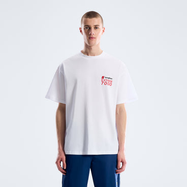 Unisex Kara-SU Badge Tee - White