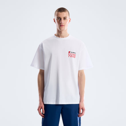 Unisex Kara-SU Badge Tee - White