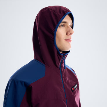 Men's Kara-SU Windbreaker - Myocyte/Hale Navy