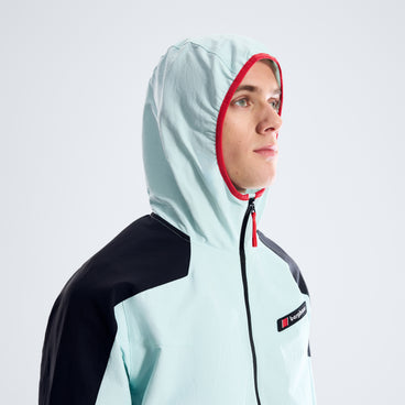 Men's Kara-SU Windbreaker - Polar/Jet Black